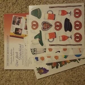 Creative Memories Germany from North to South sticker packs.